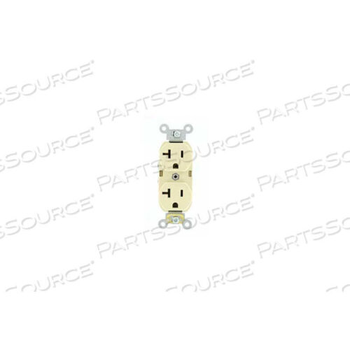 OEM#: 5362-IDUPLEX РОЗЕТКА, ПРЯМОЕ ЛЕЗВИЕ, ЦВЕТ СЛОНОВАЯ КОСТЬ от Leviton