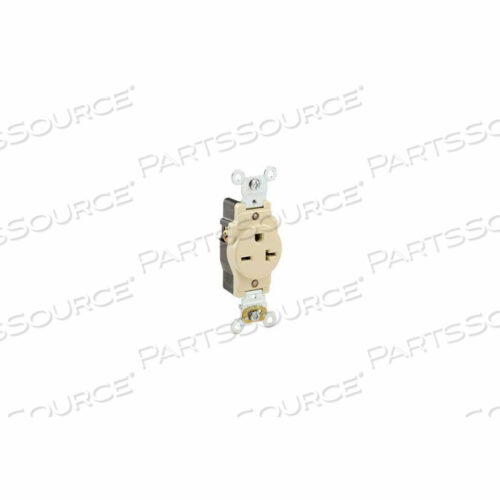 OEM#: 5461-R20A, 250 В, ОДИНАРНАЯ РОЗЕТКА, КРАСНАЯ - МИН. КОЛ-ВО 13 от Leviton