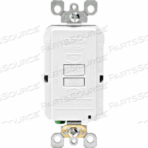 OEM#: GFRBF-WGFCI РОЗЕТКА, 20A, 2P, 3W, 125V, БЕЛАЯ, КОММЕРЧЕСКАЯ, СПЕЦИФИКАЦИЯ КЛАССА от Leviton