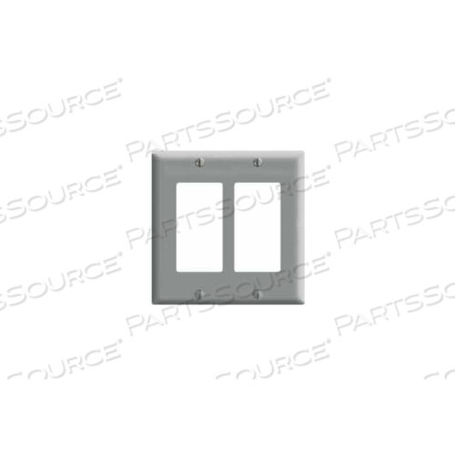 OEM#: 80409-GY2-GANG DECORA/GFCI DEVICE DECORA, STANDARD, THERMOSET, GRAY by Leviton
