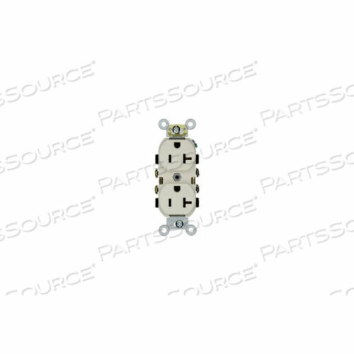 20А, 125В, ДВУХСТОРОННЯЯ РОЗЕТКА, САМОЗАЗЕМЛЕНИЕ, СВЕТЛО-МИНДАЛЬ