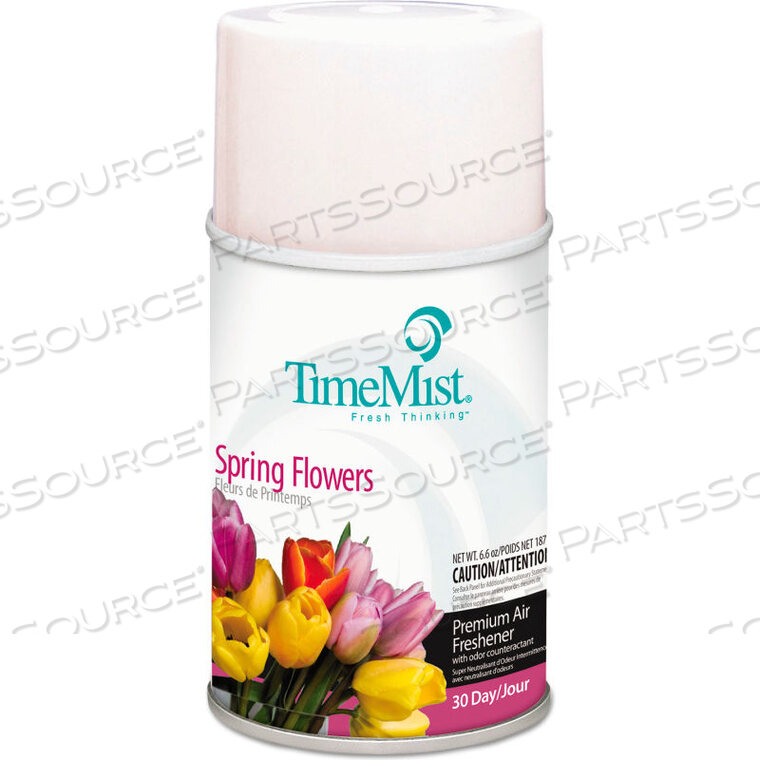 OEM#: WTB332553TMCACTMETERED FRAGRANCE DISPENSER REFILL SPRING FLOWER, 5.3 OZ AEROSOL 12/CASE by TimeMist