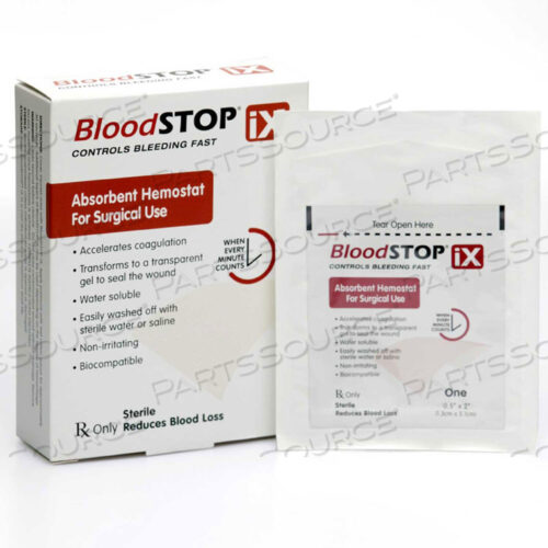 BLOODSTOP IX УЛУЧШЕННАЯ ГЕМОСТАТИЧЕСКАЯ МАТРИЦА 2 X 14, 12/В КОРОБКЕ