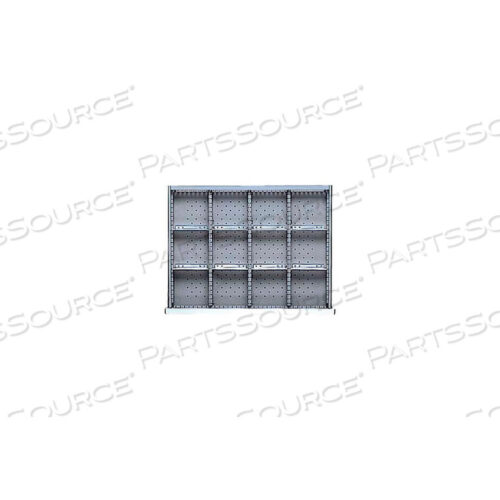 OEM#: SDR312-100ST РАСПОЛОЖЕНИЕ ЯЩИКОВ, 12 ОТСЕКОВ 3 H от Lista International Corporation (Северная Америка)