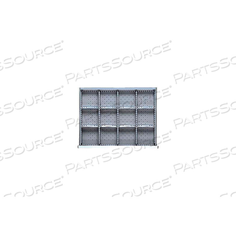 OEM#: SDR312-100ST РАСПОЛОЖЕНИЕ ЯЩИКОВ, 12 ОТСЕКОВ 3 H от Lista International Corporation (Северная Америка)