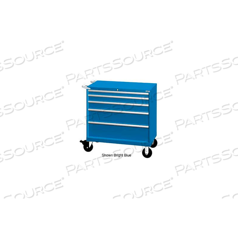 OEM#: XSHS0750-0505MCBNL40-1/4W МОБИЛЬНЫЙ ШКАФ, 5 ЯЩИКОВ, 63 ОТДЕЛЕНИЯ - КЛАССИЧЕСКИЙ СИНИЙ, БЕЗ ЗАМКА от Lista International Corporation (Северная Америка)