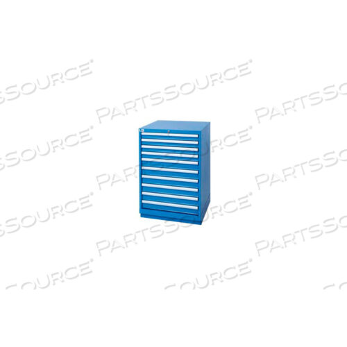 OEM#: XSSC0900-1002BBMA10 ШКАФ СТАНДАРТНОЙ ШИРИНЫ С ЯЩИКАМИ - ЯРКО-СИНИЙ, МАСТЕР-КЛЮЧ от Lista International Corporation (Северная Америка)