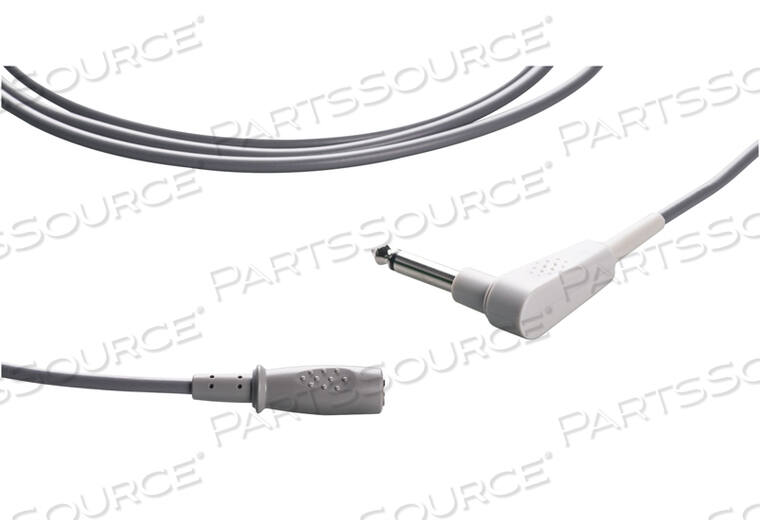 Заменяет Philips Healthcare 989803162601КАБЕЛЬ АДАПТЕРА ТЕМПЕРАТУРЫ, 4 ММ, КАБЕЛЬ 3 М, ПВХ-ОБОЛОЧКА, СЕРЫЙ, 1 ПРОВОДНИК, СООТВЕТСТВУЕТ СТАНДАРТУ AAMI ANSI EC53