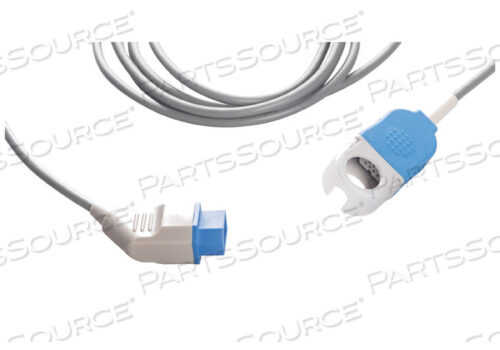 Заменяет кабель Nihon Kohden America JL-900PSPO2, 4 мм, 3 м, оболочка из термополиуретана, серый, соответствует стандарту AAMI ANSI EC53