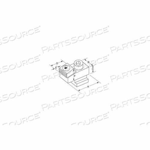 ЗАЖИМЫ С Т-ОБРАЗНЫМИ ПАЗАМИ - 18 ММ Т-ОБРАЗНАЯ ГАЙКА - МИНИМАЛЬНОЕ КОЛИЧЕСТВО 2 - СДЕЛАНО В США