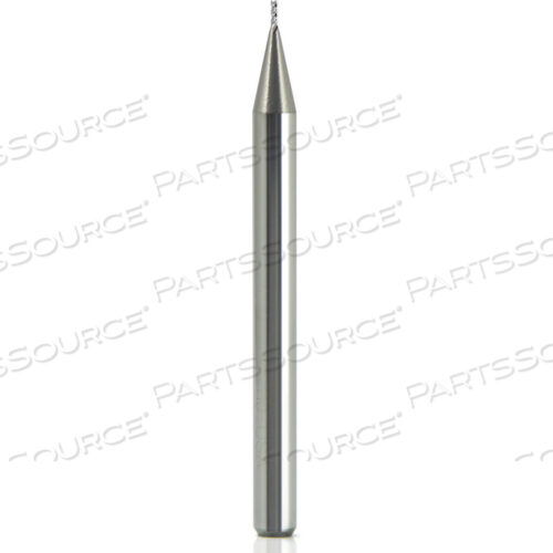 0.035 DIA., 1/8 SHANK, 0.105 LOC, 1-1/2 OAL, 4 FLUTE CARBIDE SQUARE SINGLE END MILL, UNCOATED