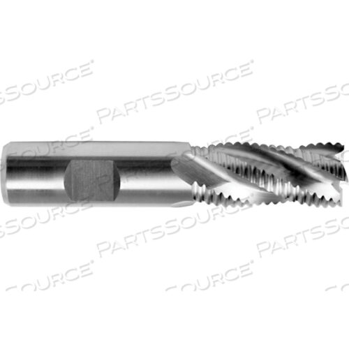 7/16 DIA., 1 LOC, 2-11/16 OAL, 4 FLUTE COBALT SINGLE END COARSE ROUGHING END MILL, UNCOATED