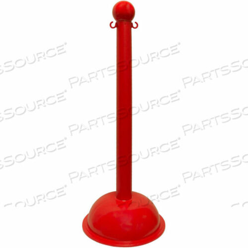 OEM#: 99905СТОЙКА ПЛАСТИКОВАЯ ПРОЧНАЯ - 3 - КРАСНАЯ С С-КРЮКАМИ - 3 СТОЛБА, ОСНОВАНИЕ 16, ВЫСОТА 41 от Mr. Chain