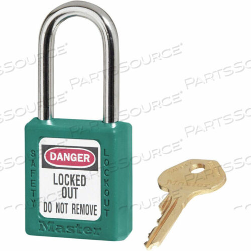 OEM#: 410KAS3TEALТЕРМОПЛАСТИКОВЫЙ НАВЕСНОЙ ЗАМОК ZENEX, ДУГА 1-1/2H, TEAL 3/SET от Master Lock