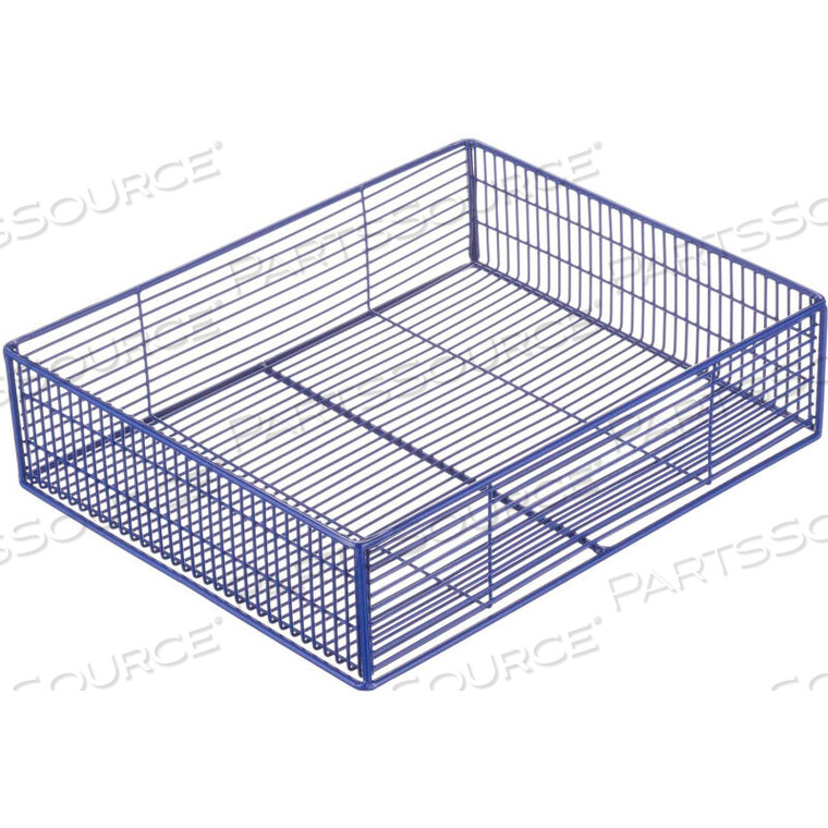 OEM#: 00-00363224-07-5PLAIN STEEL DISPLAY BASKET BLUE 14L X 11W X 3-1/2H, QTY 5+ by Marlin Steel Wire Products Inc
