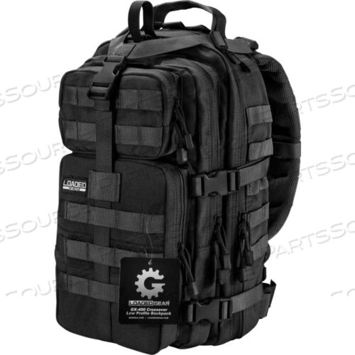 НИЗКОПРОФИЛЬНЫЙ ТАКТИЧЕСКИЙ РЮКЗАК LOADED GEAR GX-400, ЧЕРНЫЙ