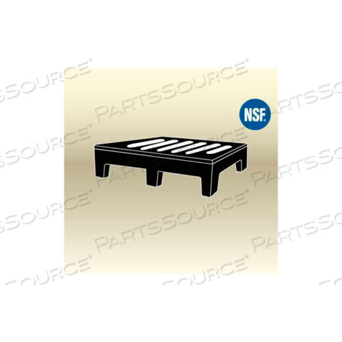 OEM#: DUN 2436EXTRA HEAVY DUTY DUNNAGE RACK 36W X 24D X 12H, ГРУЗОПОДЪЕМНОСТЬ 1500 ФУНТОВ от Mason Ways Indestructible Plastics LLC