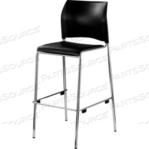 OEM#: 8710B-11-1031H БАРНЫЙ СТУЛ - МЯГКОЕ ВИНИЛОВОЕ СИДЕНЬЕ - ЧЕРНЫЙ - СЕРИЯ 8700 от National Public Seating