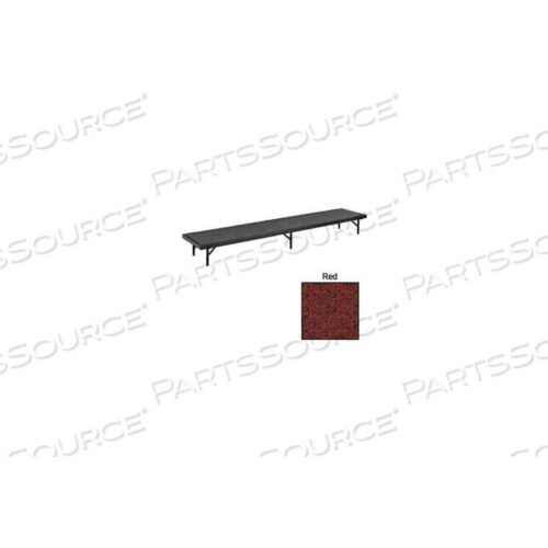OEM#: RS16C-40RISER STRAIGHT WITH CARPET - 96L X 18W X 16H - КРАСНЫЙ от National Public Seating