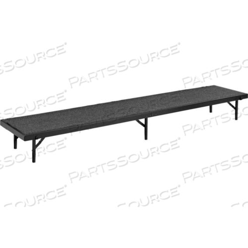 OEM#: RS8C-10RISER STRAIGHT WITH CARPET - 96L X 18W X 8H - ЧЕРНЫЙ от National Public Seating