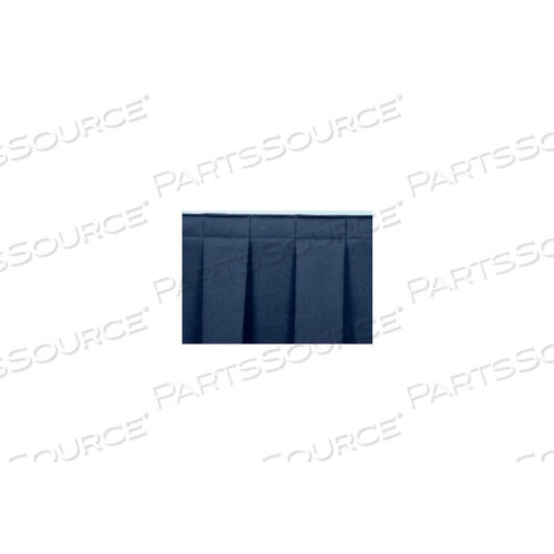 OEM#: SB24-8-048L BOX-PLEAT SKIRTING FOR 24H STAGE - BLUE by National Public Seating
