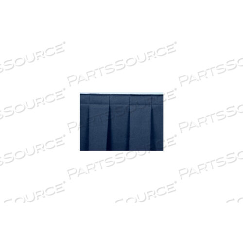 OEM#: SB32-8-048L BOX-PLEAT SKIRTING FOR 32H STAGE - BLUE by National Public Seating
