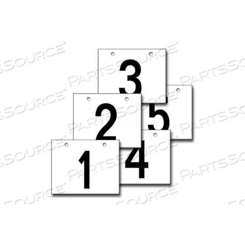 ПОДВЕСНОЙ ЗНАК У ПРОХОДА, ГОРИЗОНТАЛЬНЫЙ, 2-СТОРОННИЙ, ДИАПАЗОН 1-5, ЧЕРНЫЙ/БЕЛЫЙ, 36 ДЛ. X 24 ШТ.