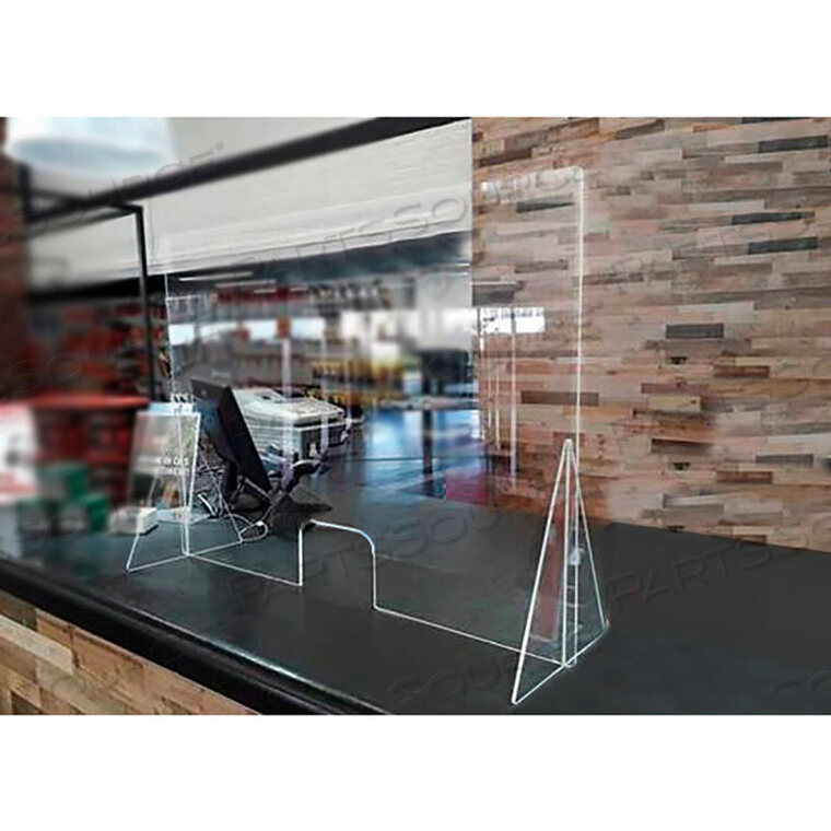 OEM#: 69792-36EASY SHIELD CUSTOMER SERVICE PANEL & BREATH GUARD, POLYCARBONATE 35W X 14D X 42H by Nemco Food Equipment