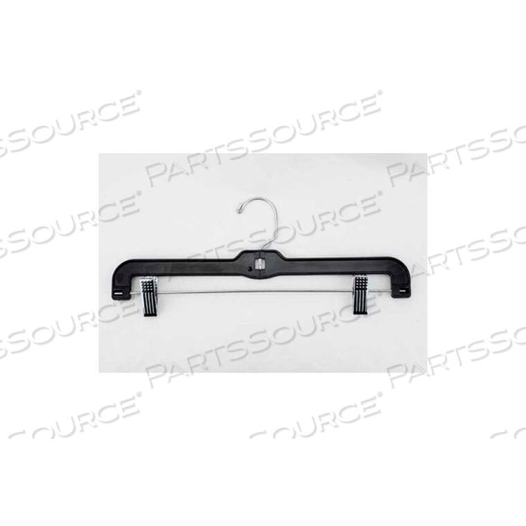 OEM#: 2602RCNAHANCO ЮБКА/ВЕШАЛКА-БОЛЬШОЙ ГРУЗ С МЕТАЛЛИЧЕСКИМИ ЗАЖИМАМИ, 14 л, ПЛАСТИКОВЫЙ-ЧЕРНЫЙ, КОЛ-ВО В УПАКОВКЕ 100 шт. от National Hanger Company Inc.