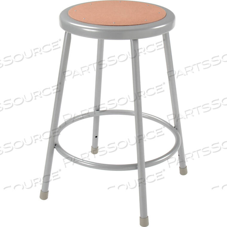 OEM#: INT-6224/2INTERION 24H СТАЛЬНОЙ РАБОЧИЙ ТАБУРЕТ С СИДЕНЬЕМ ИЗ ДВП - БЕЗ СПИНКИ - СЕРЫЙ - УПАКОВКА ИЗ 2 ШТ. от National Public Seating
