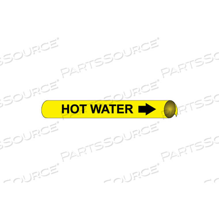 OEM#: D4061 ПРЕДВАРИТЕЛЬНО НАМОТАННЫЙ И ПРИКРЕПЛЯЕМЫЙ МАРКЕР ТРУБ - ГОРЯЧАЯ ВОДА от National Marker Company