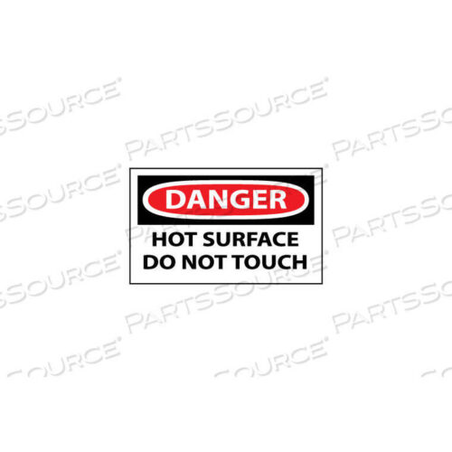 OEM#: D559APЭТИКЕТКИ МАШИНЫ - ОПАСНО ГОРЯЧАЯ ПОВЕРХНОСТЬ НЕ ПРИКАСАТЬСЯ от National Marker Company