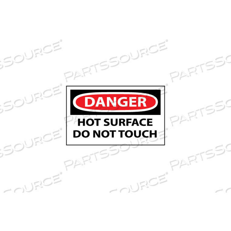 OEM#: D559APЭТИКЕТКИ МАШИНЫ - ОПАСНО ГОРЯЧАЯ ПОВЕРХНОСТЬ НЕ ПРИКАСАТЬСЯ от National Marker Company