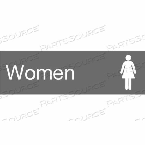 OEM#: EN24GYГРАВИРОВАННЫЙ ЗНАК - ЖЕНСКИЙ - СЕРЫЙ от National Marker Company