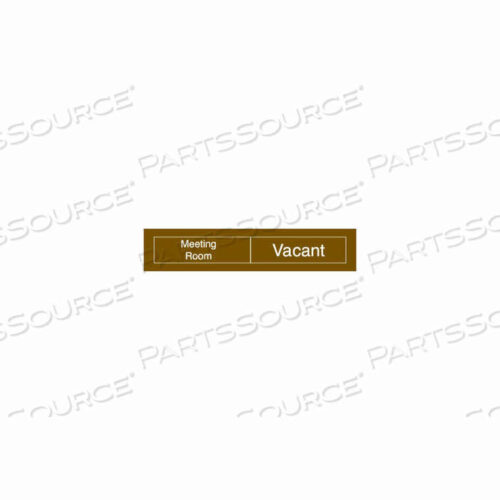 OEM#: EN304BN ГРАВИРОВАННЫЙ ЗНАК ЗАНЯТОСТИ - КОНФЕРЕНЦ-ЗАЛ ИСПОЛЬЗУЕТСЯ СВОБОДНО - КОРИЧНЕВЫЙ от National Marker Company