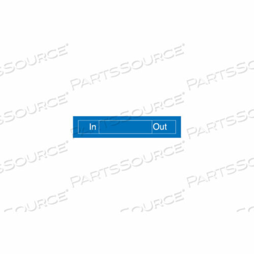 OEM#: EN306BLENГРАВИРОВАННЫЙ ЗНАК ЗАНЯТОСТИ - ВХОД ВЫХОД - СИНИЙ от National Marker Company