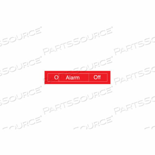 OEM#: EN308GYВыгравированный знак присутствия - СИГНАЛИЗАЦИЯ ВКЛ. ВЫКЛ. - СЕРЫЙ от National Marker Company