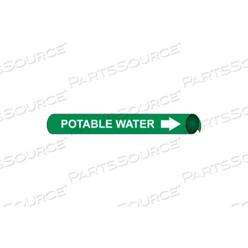 OEM#: G4084 ПРЕДВАРИТЕЛЬНО НАМОТАННЫЙ И ПРИКРЕПЛЯЕМЫЙ МАРКЕР ТРУБ - ПИТЬЕВАЯ ВОДА от National Marker Company