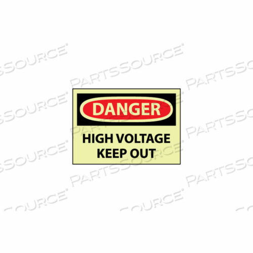 OEM#: GD139RBGLOW DANGER ЖЕСТКИЙ ПЛАСТИК - БЕЗ ВЫСОКОГО НАПРЯЖЕНИЯ от National Marker Company