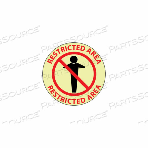 OEM#: GWFS11СВЕТЯЩИЙСЯ НАПОЛЬНЫЙ ЗНАК - ЗОНА ОГРАНИЧЕННОГО ДОСТУПА от National Marker Company