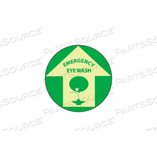 OEM#: GWFS5GLOW НАПОЛЬНЫЙ ЗНАК - АВАРИЙНЫЙ ПРОМЫВАЛЬНИК ГЛАЗ от National Marker Company