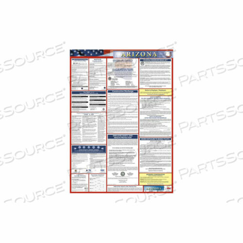 OEM#: LLP-AZLABOR LAW ПЛАКАТ - АРИЗОНА от National Marker Company