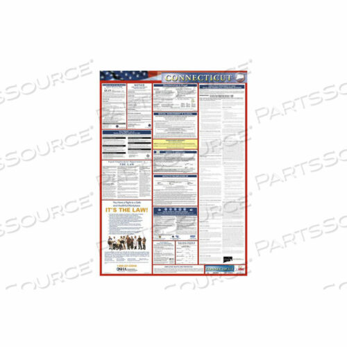 OEM#: LLP-CTLABOR LAW ПЛАКАТ - КОННЕКТИКУТ от National Marker Company