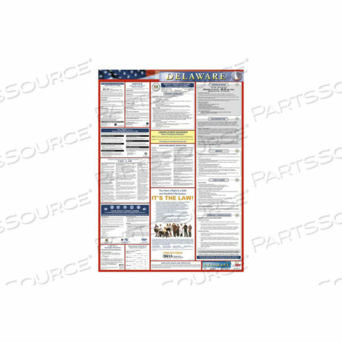 OEM#: LLP-DELABOR LAW ПЛАКАТ - ДЕЛАВЭР от National Marker Company