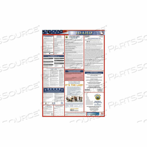 OEM#: LLP-IDLABOR LAW ПЛАКАТ - IDAHO от National Marker Company