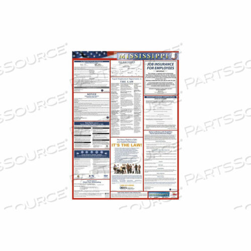 OEM#: LLP-MSLABOR LAW ПЛАКАТ - МИССИСИПИ от National Marker Company