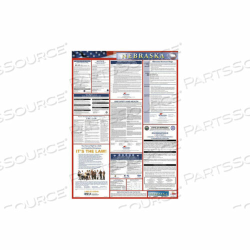 OEM#: LLP-NELABOR LAW ПЛАКАТ - НЕБРАСКА от National Marker Company