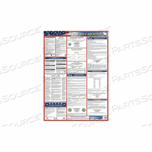 OEM#: LLP-SCLABOR LAW ПЛАКАТ - ЮЖНАЯ КАРОЛИНА от National Marker Company