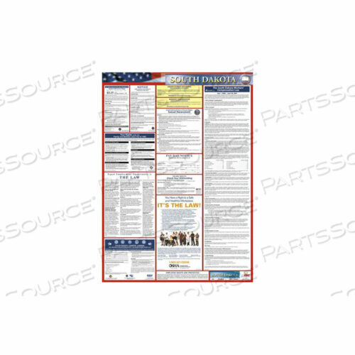 OEM#: LLP-SDLABOR LAW ПЛАКАТ - ЮЖНАЯ ДАКОТА от National Marker Company