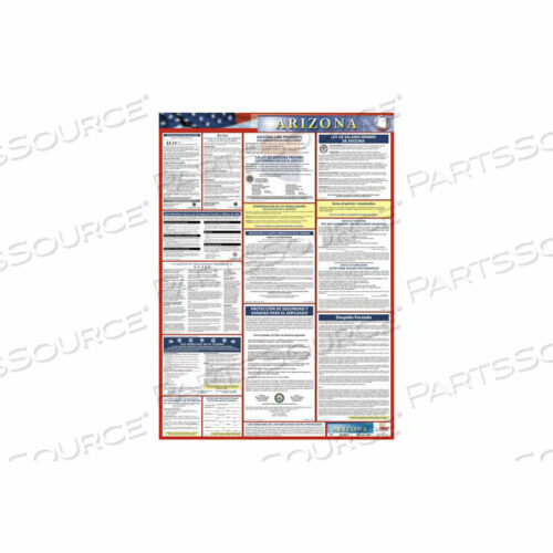 OEM#: LLPS-AZLABOR ПЛАКАТ С ЗАКОНОМ - АРИЗОНА - ИСПАНСКИЙ от National Marker Company